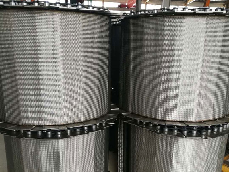 塑料件烘干网带